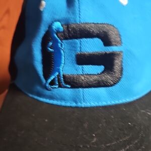 Geico Insurance Baseball Cap Hat OSFT Black Blue Cotton Strapback